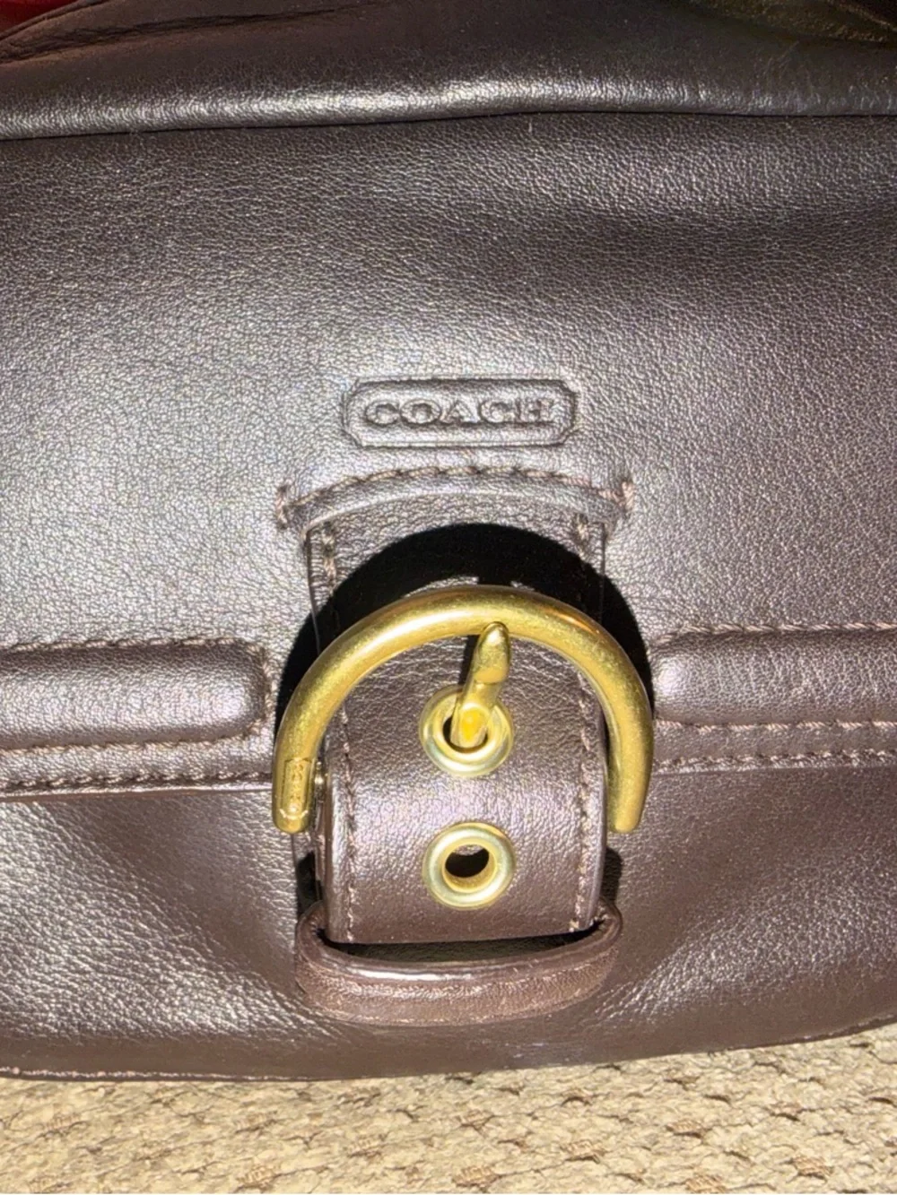 Coach Campbell Bag F25150 Leather Crossbody Purse Excellent Condition - Picture 2 of 7